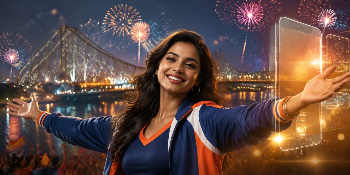 Kolkata Howrah Bridge with cricket betting Enthusiasts