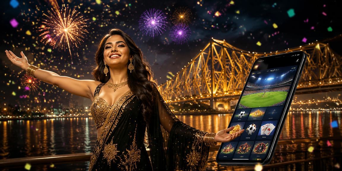 Kolkata Howrah Bridge with Sports Betting interest