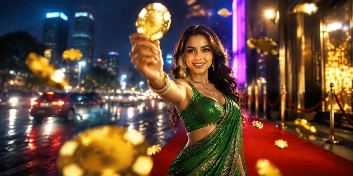 Pune city sports betting scene featuring a woman in saree