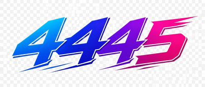 4445
